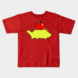 Apple Stegosaurus Kids T-Shirt